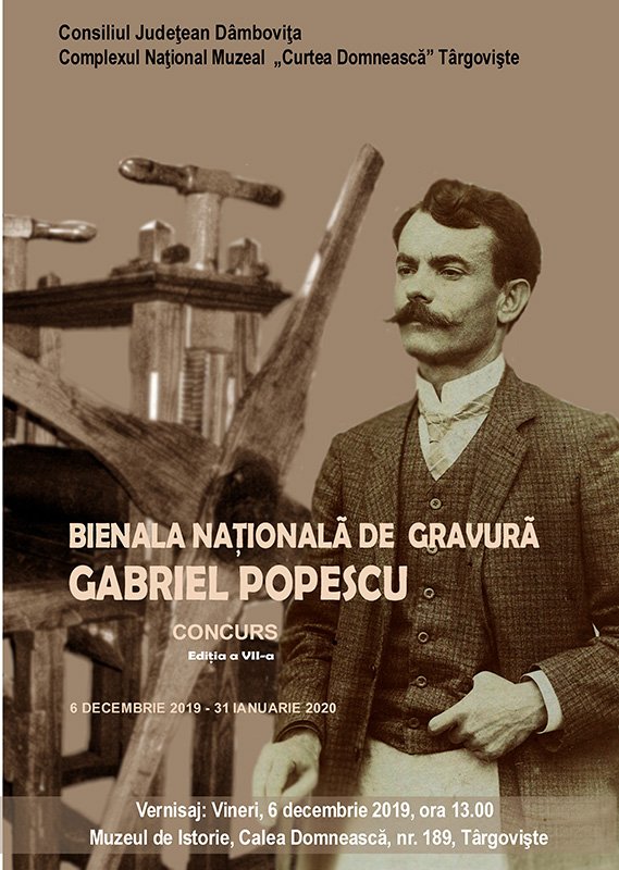  BIENALA NAŢIONALĂ DE GRAVURĂ „GABRIEL POPESCU” EDIŢIA A VII-A 2019
