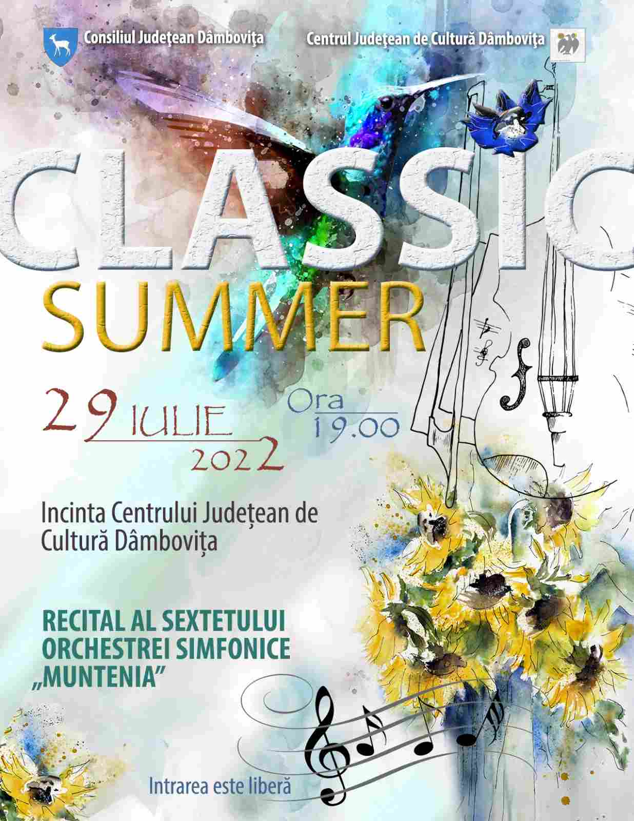  „Classic Summer” – recital Orchestra Simfonică  „Muntenia”