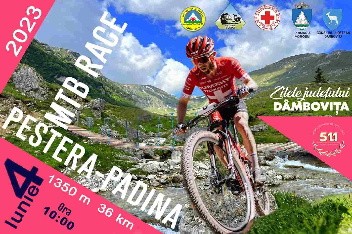  Competiția de ciclism Iubim Dâmbovița din data 4 iunie 2023 ora 10:00 în Stațiunea Peștera Padina, nu va mai avea loc.