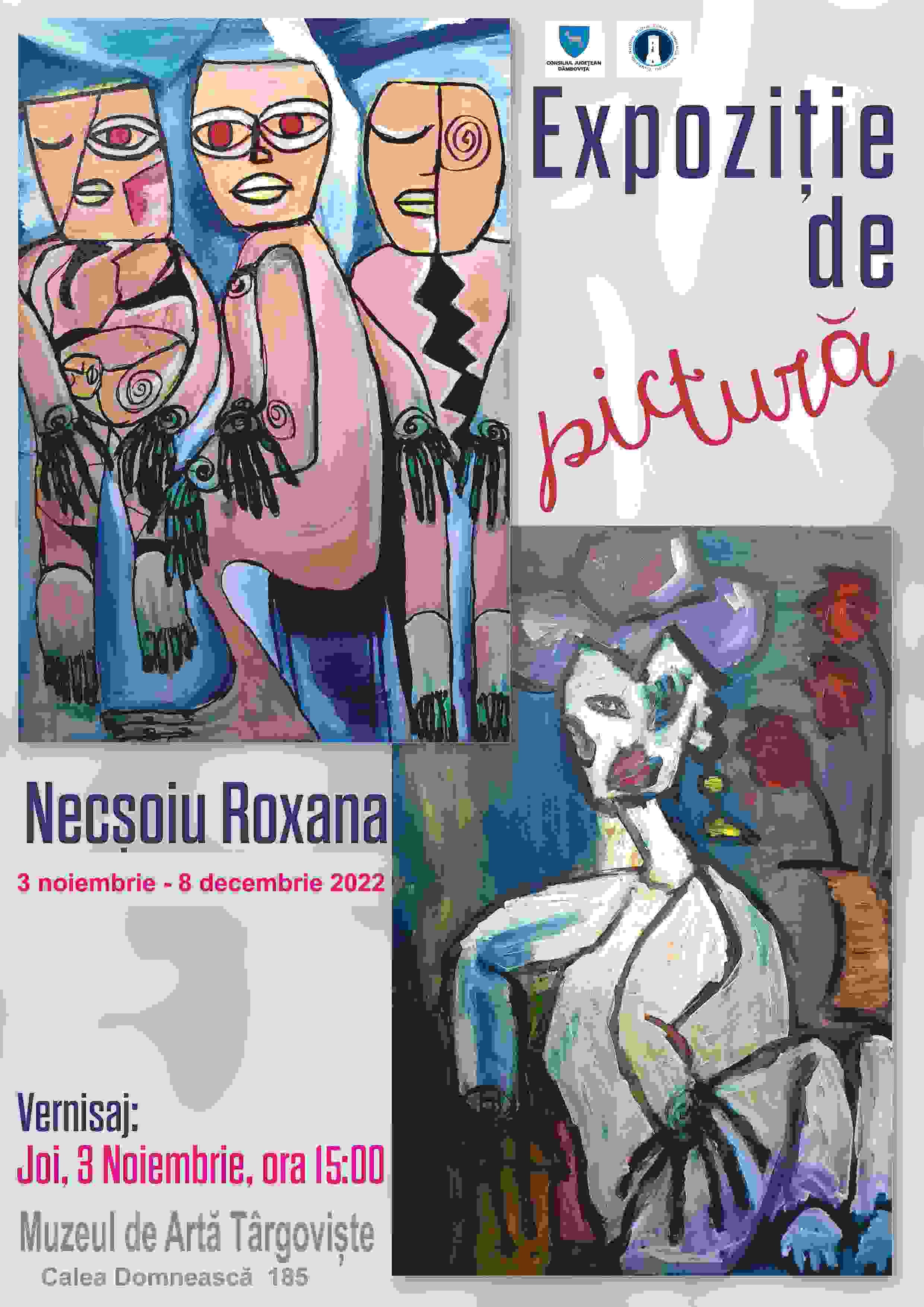 Expoziție de pictură  Roxana NECȘOIU