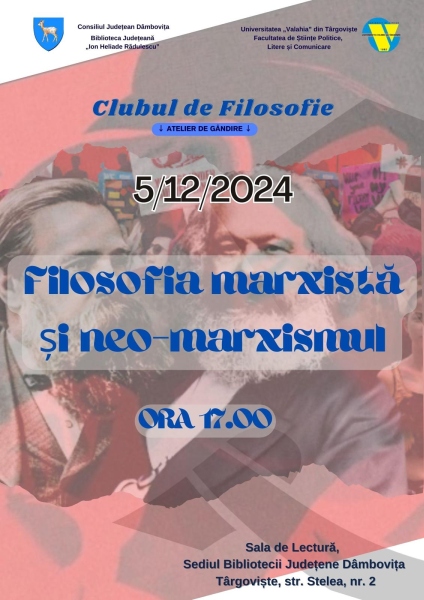 „Filosofia marxistă și neo-marxismul”