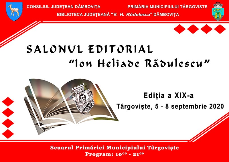  În perioada 5-8 septembrie 2020, în cadrul Zilelor Municipiului Târgovişte, Biblioteca Judeţeană „Ion Heliade Rădulescu” Dâmboviţa..