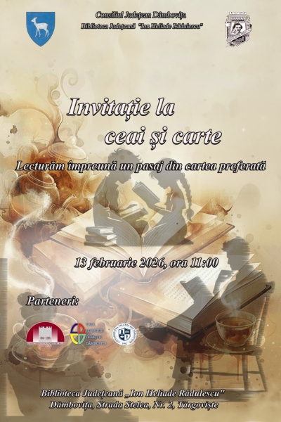 „Invitație la un ceai și o carte”